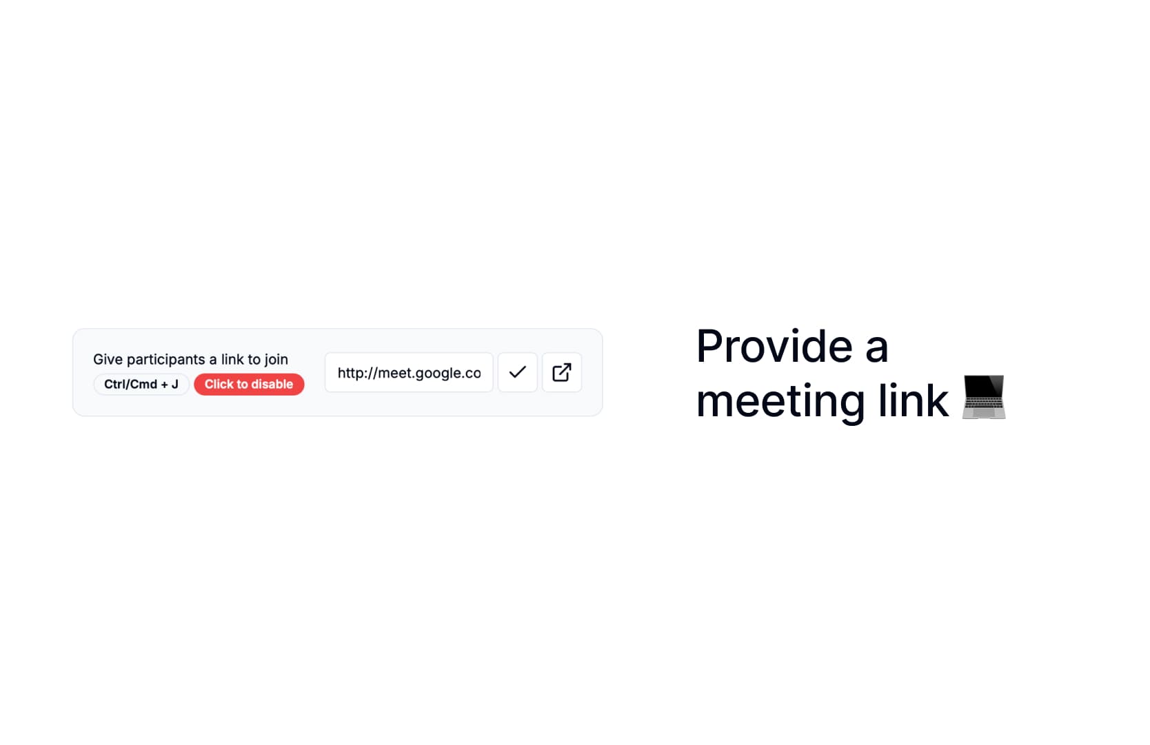 Playing remote? Add a meeting link to your party so everyone can join